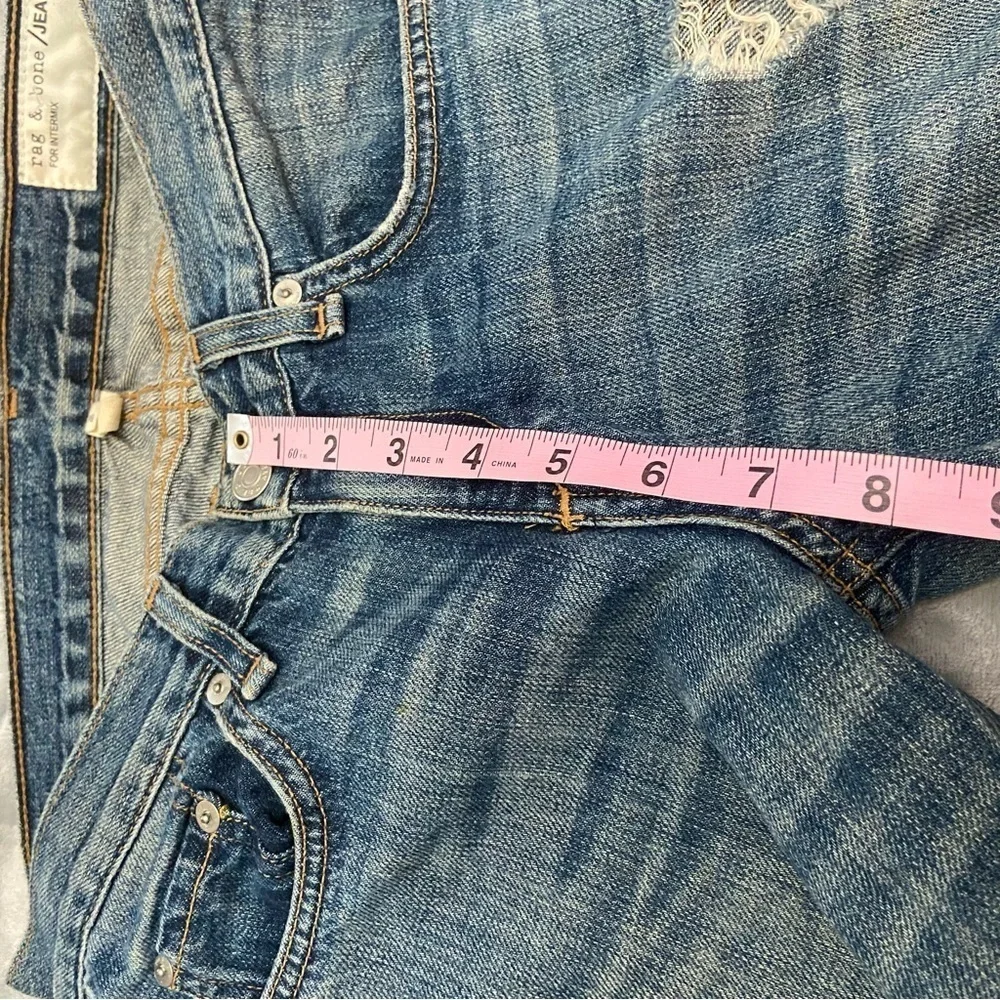 rag & bone/JEAN Boyfriend Buckley Ripped-Knee Jeans 28848 - Picture 9 of 13